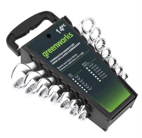 Trousse clés mixtes Greenworks 14 pièces