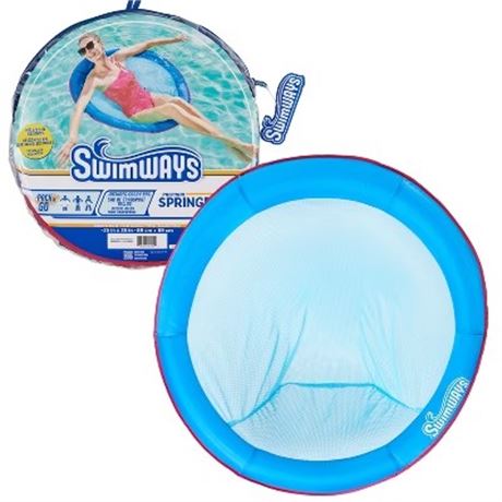 Chaise longue gonflable SwimWays Spring Float Papasan valve Hyper-Flate
