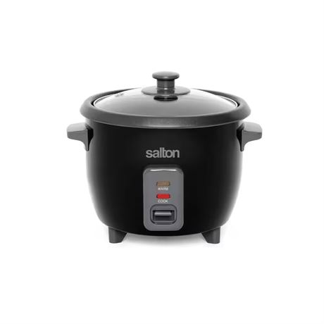 Cuiseur à riz automatique noir 6 tasses avec panier vapeur