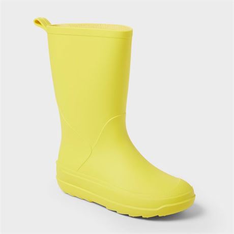 VOIR PHOTOS - Bottes de pluie enfants Andy Cat & Jack jaune 1, étanches