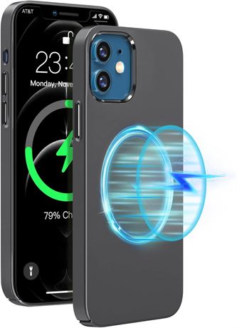 Coque GOODVISH iPhone 12 magnétique mince