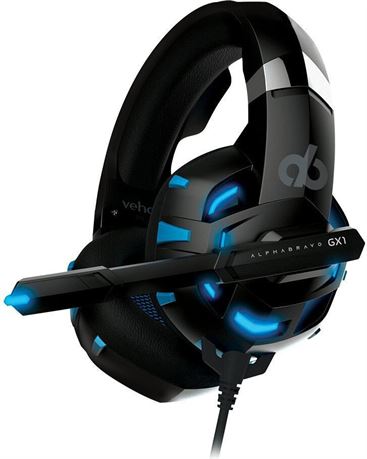 Casque de jeu Veho Alpha Bravo GX-1 noir