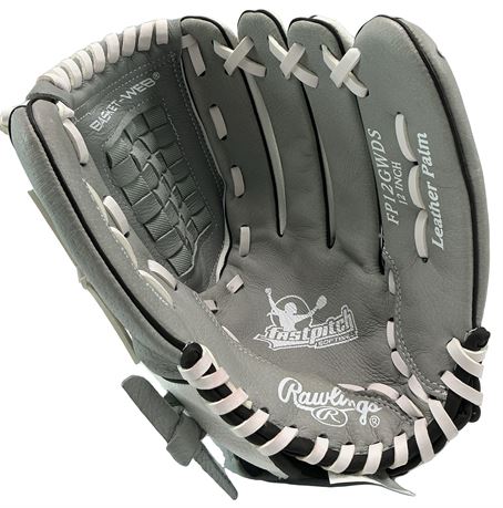 Gants de champ Rawlings 12 po - blanc/gris