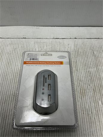 Station d’accueil USB 4-en-1 SD MicroSD audio