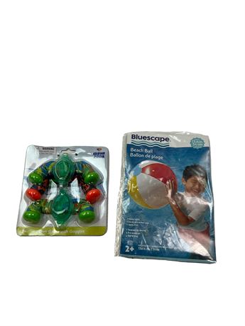 Jeu plongée Wave Zone + lunettes + ballon