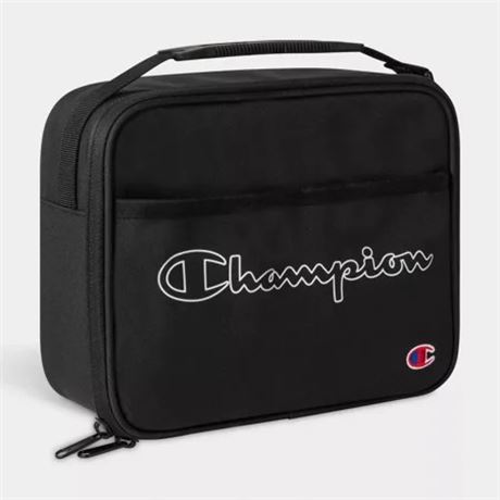 Trousse à lunch Champion Center avec plateau - noire