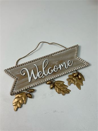 Décoration panneau de bienvenue
