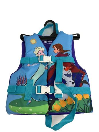 Veste sécurité enfant Disney Frozen 33 à 55 lb