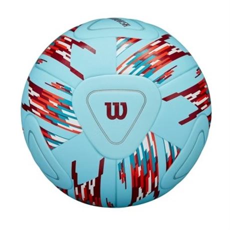 Ballon de soccer Wilson NCAA Vanquish taille 5 - blanc/bleu/rouge