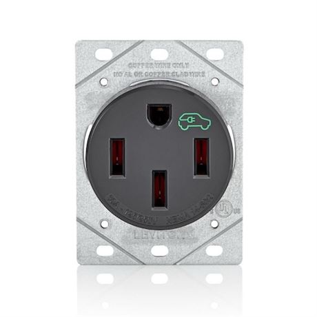 Prise de recharge VÉ Leviton 50 A robuste