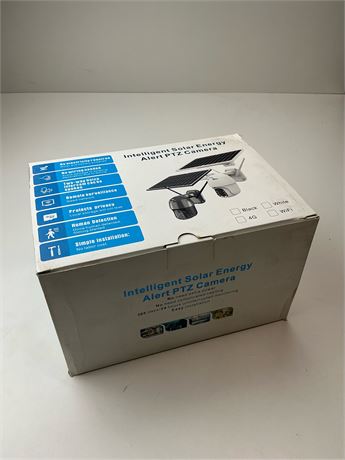 Caméra PTZ alerte solaire