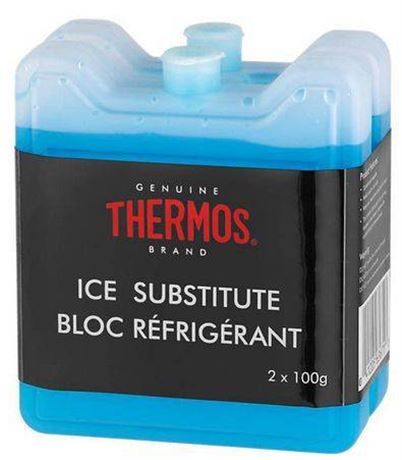 LOT DE 6 PAQUETS DE 2 - Blocs réfrigérants rigides réutilisables Thermos