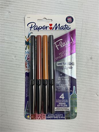 Stylos feutre Paper Mate 0.7 mm (paquet de 4)