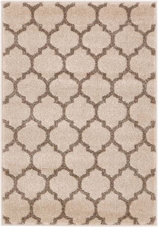Tapis rectangulaire Unique Loom treillis beige/brun clair 2 x 3'1