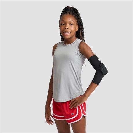 Manchon de coude rembourré Champion Momentum - noir YOUTH L/XL