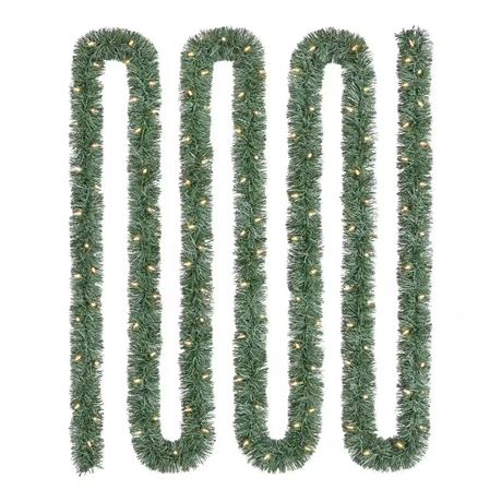 25 ft. LED Pre-Lit Roping Artificial Garland