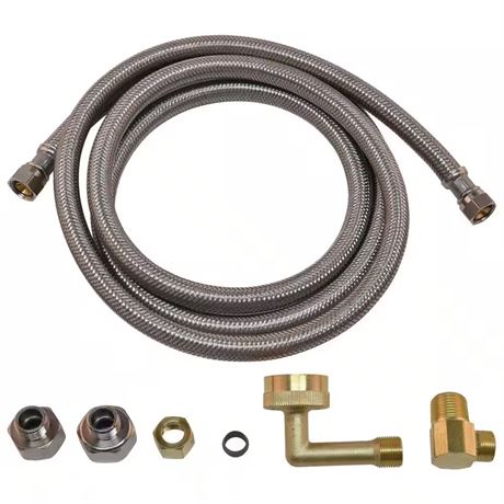 Kit installation lave-vaisselle acier inox