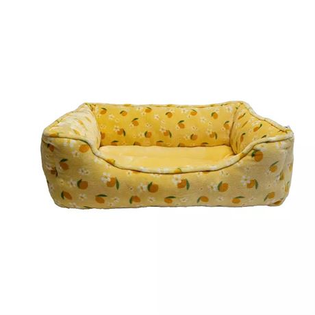 VOIR PHOTOS - Lit pour animal WOOF Lemon Cuddler, jaune