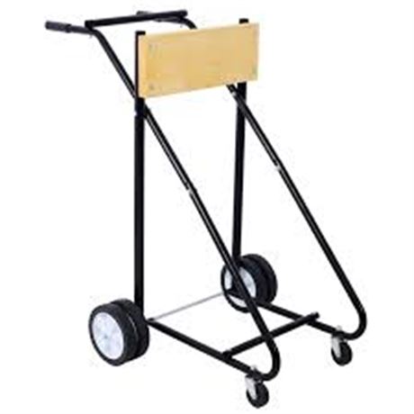 Support moteur hors-bord en acier 315 lb (**planche noire**)