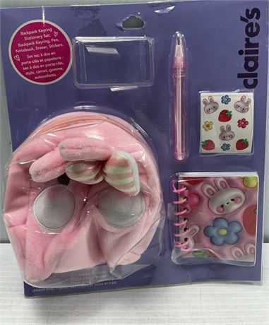 Ens. mini sac à dos lapin Claire's