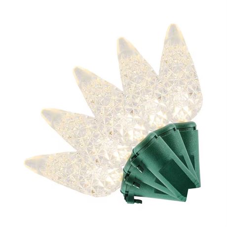 Guirlande LED blanc chaud C6 150 LED 19,2 m