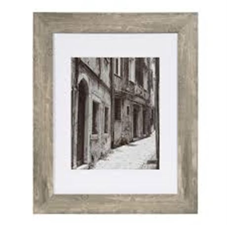 Cadre mural Hometrends Benoit 11 x 14 po passe-partout 8 x 10 po naturel