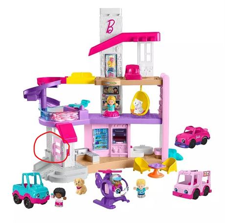 1 PIÈCE MANQUANTE - Fisher-Price Little People Barbie DreamHouse