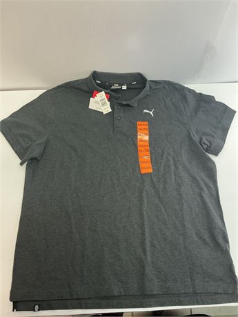 Polo gris foncé homme Puma gr.XXL