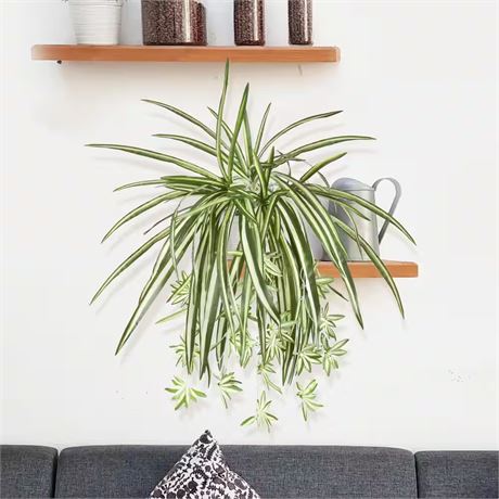 Plante araignée artificielle suspendue 26 po sans pot - plante seulement