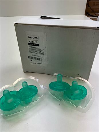 Paquet de 4 Sucettes orthodontiques Philips Avent Soothie silicone