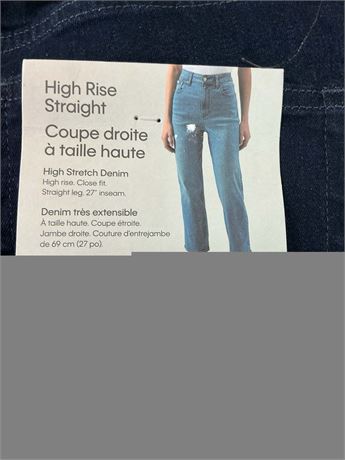 Jean Calvin Klein femme taille haute droite 30 x 27