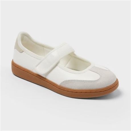 Espadrilles Mary Jane Kat à velcro Art Class filles blanc 2