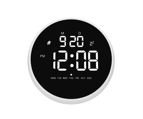 Réveille-matin Hometrends 4,4 x 4,1 x 4,3 po