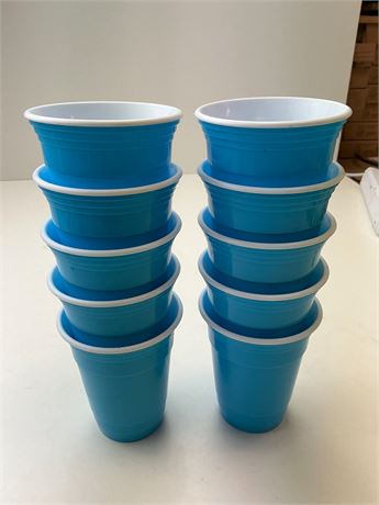 Gobelets en plastique rigide lot de 10