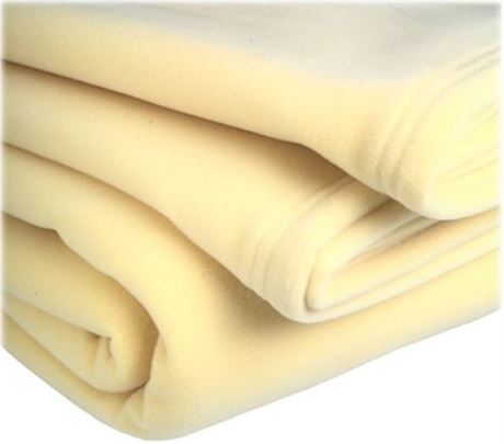 Couverture simple Martex Vellux, bouton d'or