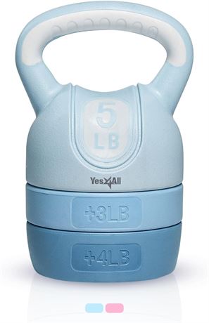 Ensemble kettlebell ajustable Yes4All entraînement