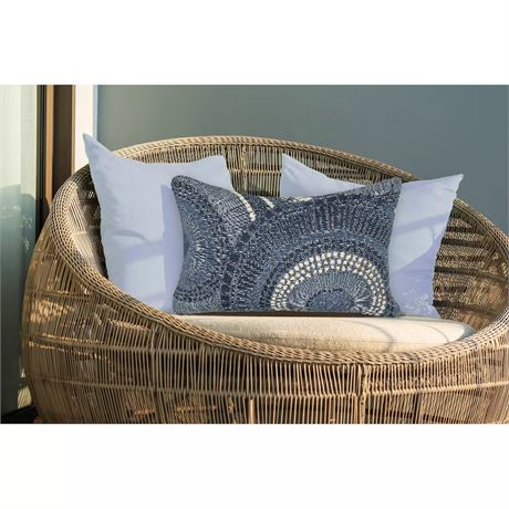Coussin int/ext Liora Manne Marina Circles