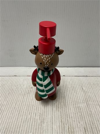 LIRE DESCRIPTION - Distributeur savon cerf Noël céramique