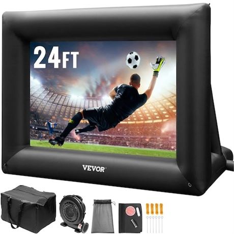 Écran de projection gonflable VEVOR 24 pi pour extérieur