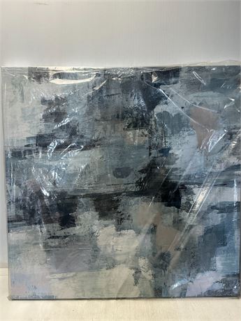 Toile abstraite 36 x 36 po