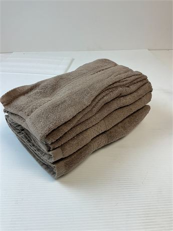 Ensemble de 7 serviettes taupe 3 tailles