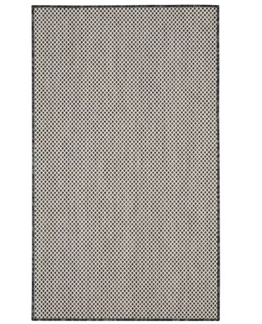 Tapis int/ext Nourison Courtyard géom. moderne 3 x 5 pi