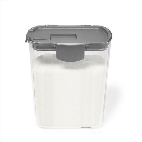 VOIR PHOTOS - Contenant à sucre plastique Starfrit ProKeeper hermétique 2,2 L