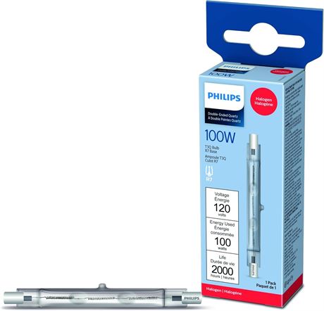 Ampoule halogène T3 RSC 100 W – 79 mm