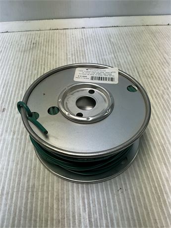 Fil électrique 14 AWG vert 100 pi
