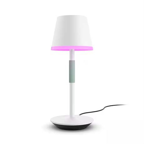 Lampe table portable DEL blanc 13,78 po