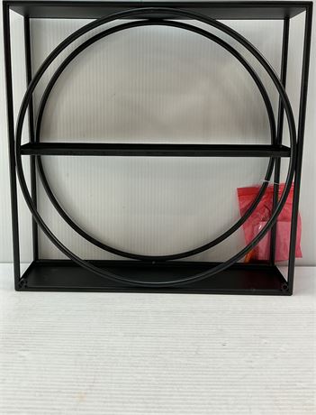 Tablette murale en métal Hometrends 16 x 4 x 16 po