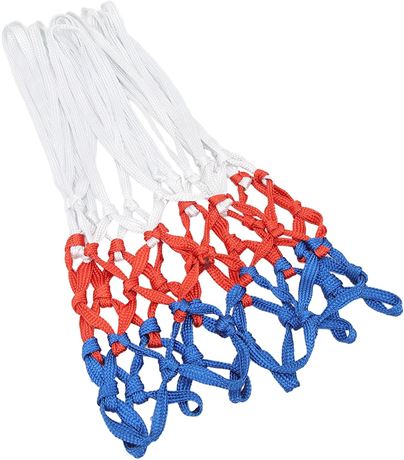 Filet panier basketball robuste rouge blanc bleu
