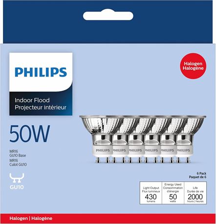 Philips ampoules projecteur intérieur 50W