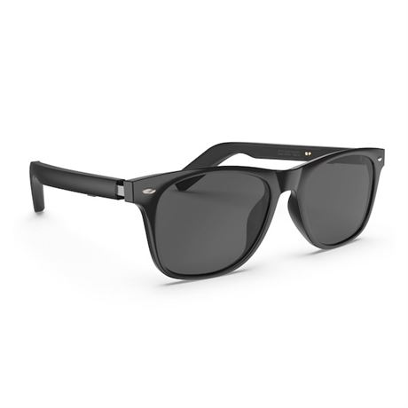 Lunettes intelligentes iTOUCH Aura - carrées rétro noires